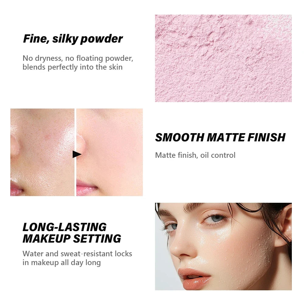 Loose Baking & Setting Powder – Matte Oil Control, 4 Shades