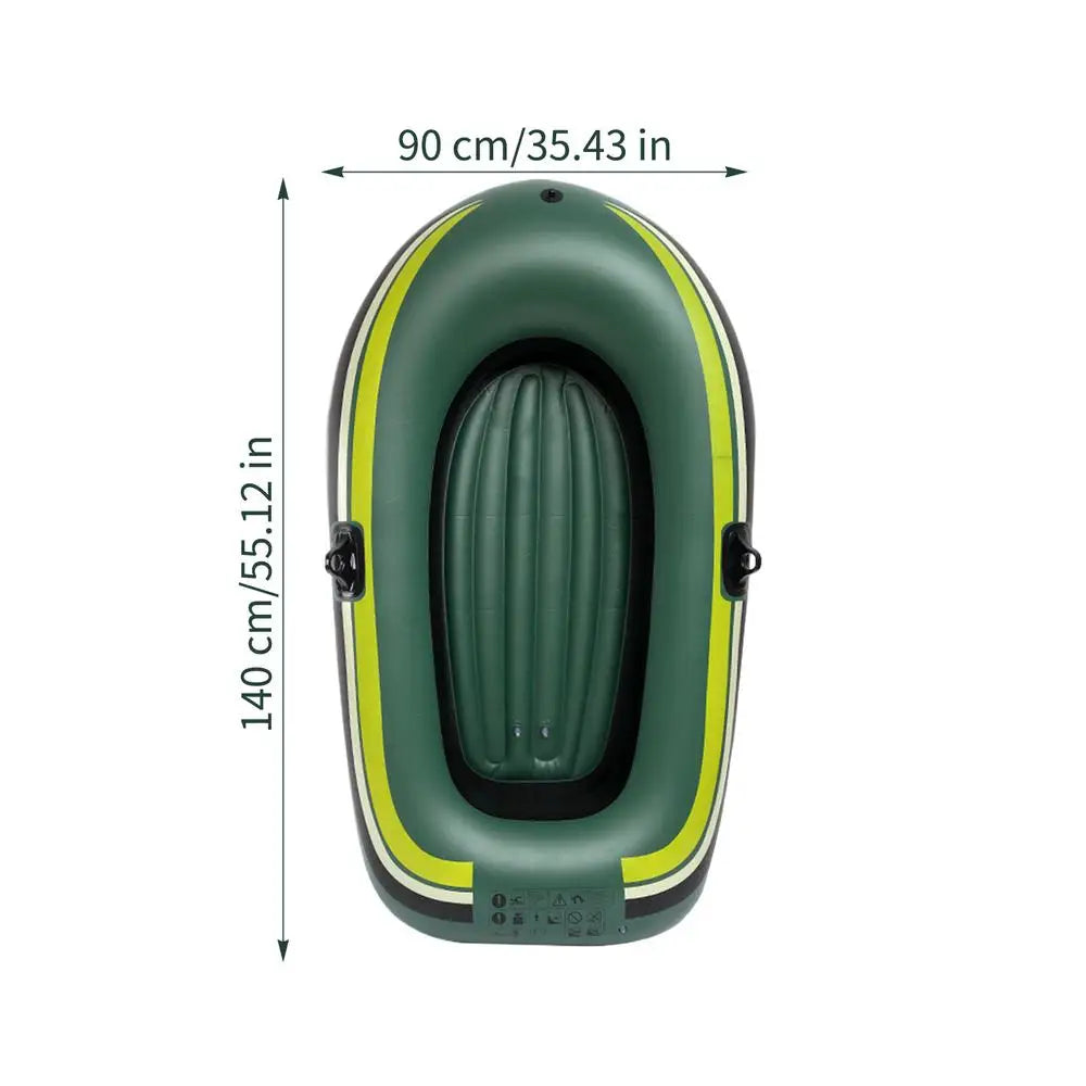 1-Person Inflatable Boat – Thickened PVC Non-Slip Raft