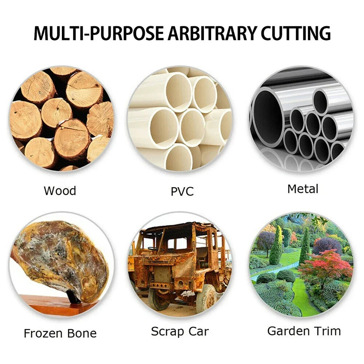 10-Piece Reciprocating Saw Blades – Wood, Metal & Plastic