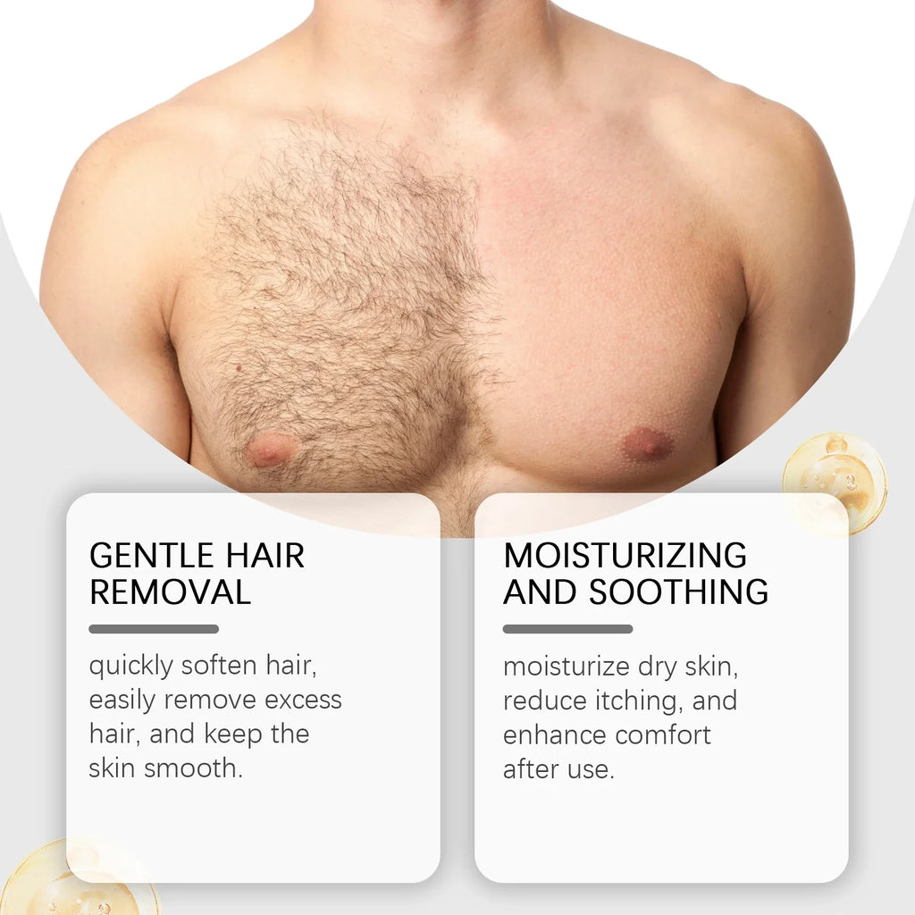 East Moon Men's Hair Removal Cream – Full Body Depilatory 100g
