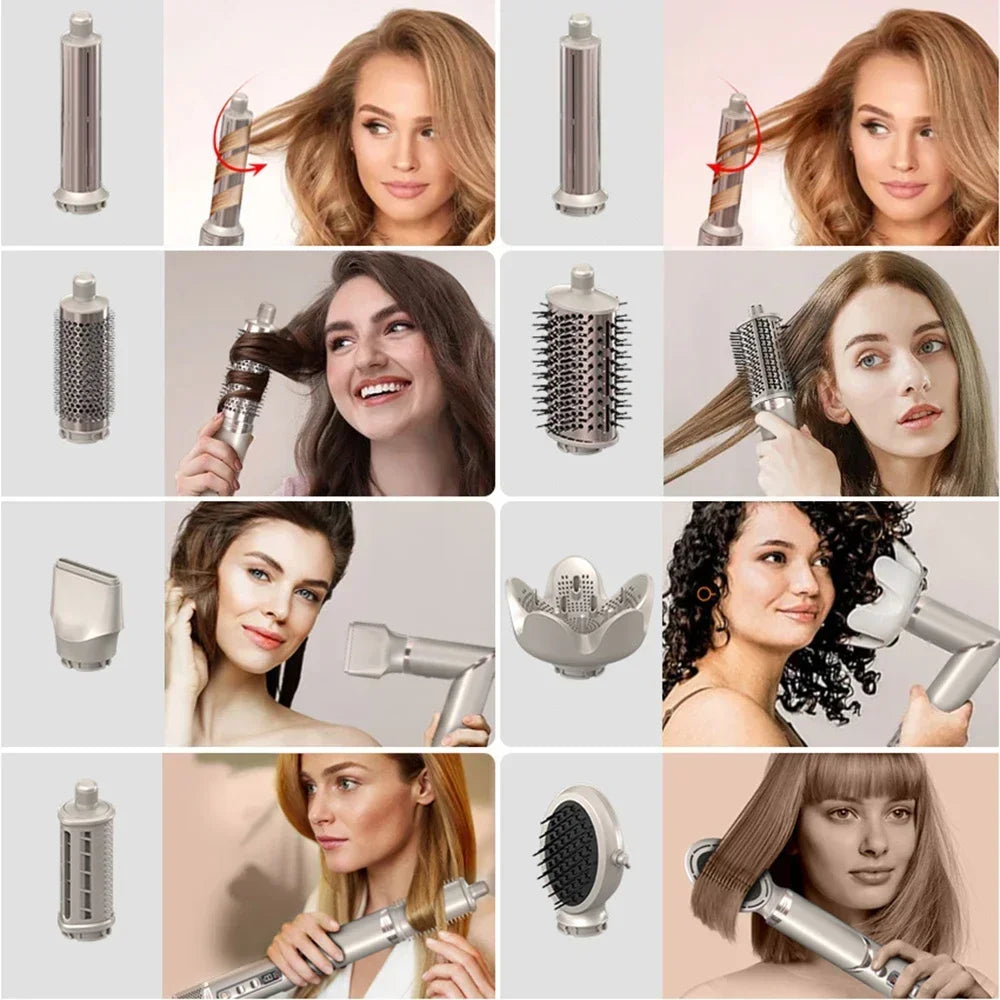 YOOSilk 8-in-1 Hair Dryer Airwrap | 110,000 RPM Styling Set