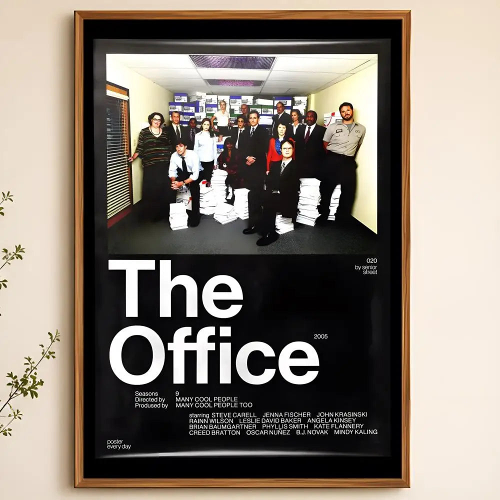 The Office TV Show Peel-and-Stick PVC Wall Poster | HD Art