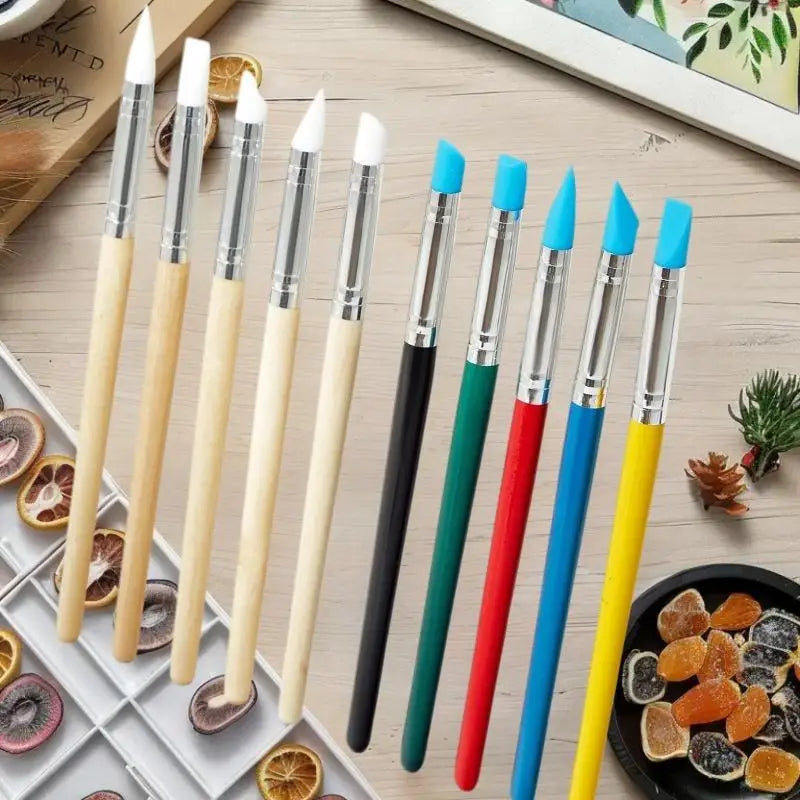 Silicone Clay Sculpting Tools Set 5/10Pcs – Dotting & Carving Kit