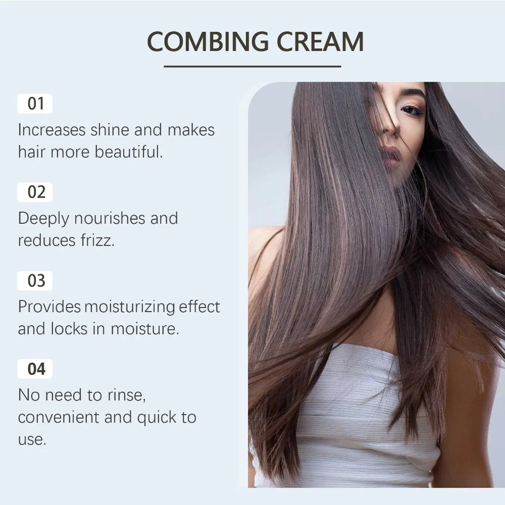 Eelhoe Leave-In Conditioner – Keratin & Shea Butter Anti-Frizz