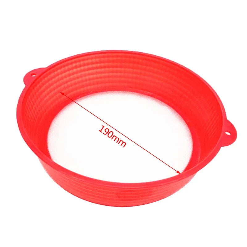 19cm Handheld Plastic Flour Sifter Sieve | Kitchen Strainer
