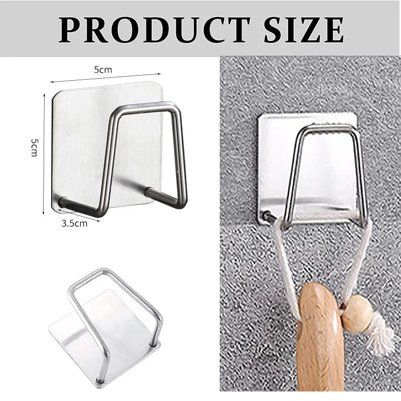 Stainless Steel Sink Sponge Holder & Drainer Rack Organizer