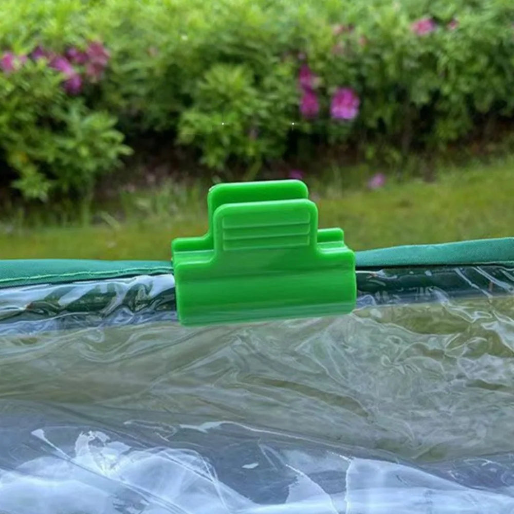 20-Pack 6mm Greenhouse Film Clips – Windproof Shade Net Clamps