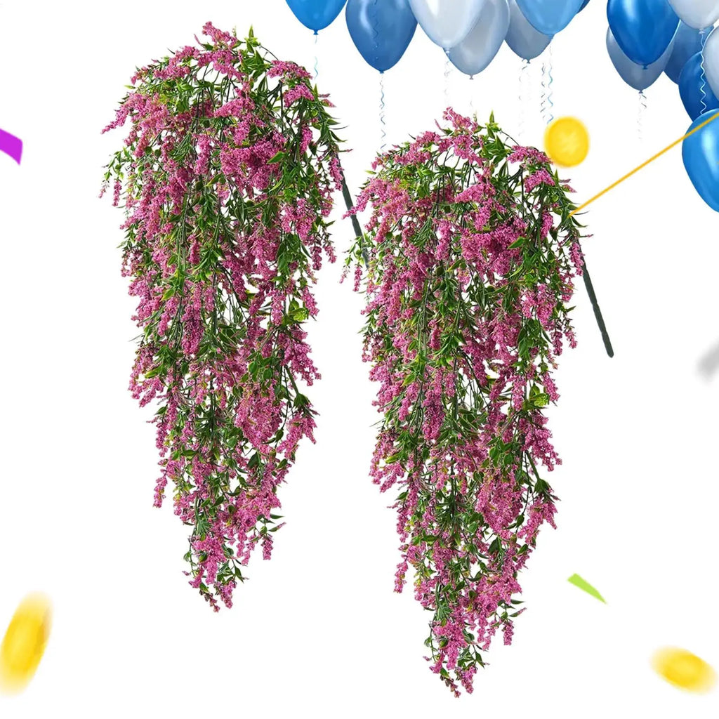2-Pack Artificial Hanging Vine Garland Flowers | Indoor & Outdoor