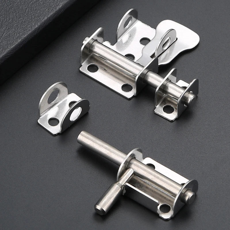 Stainless Steel Door Latch Solid Sliding Bolts Hasp Home Hardware