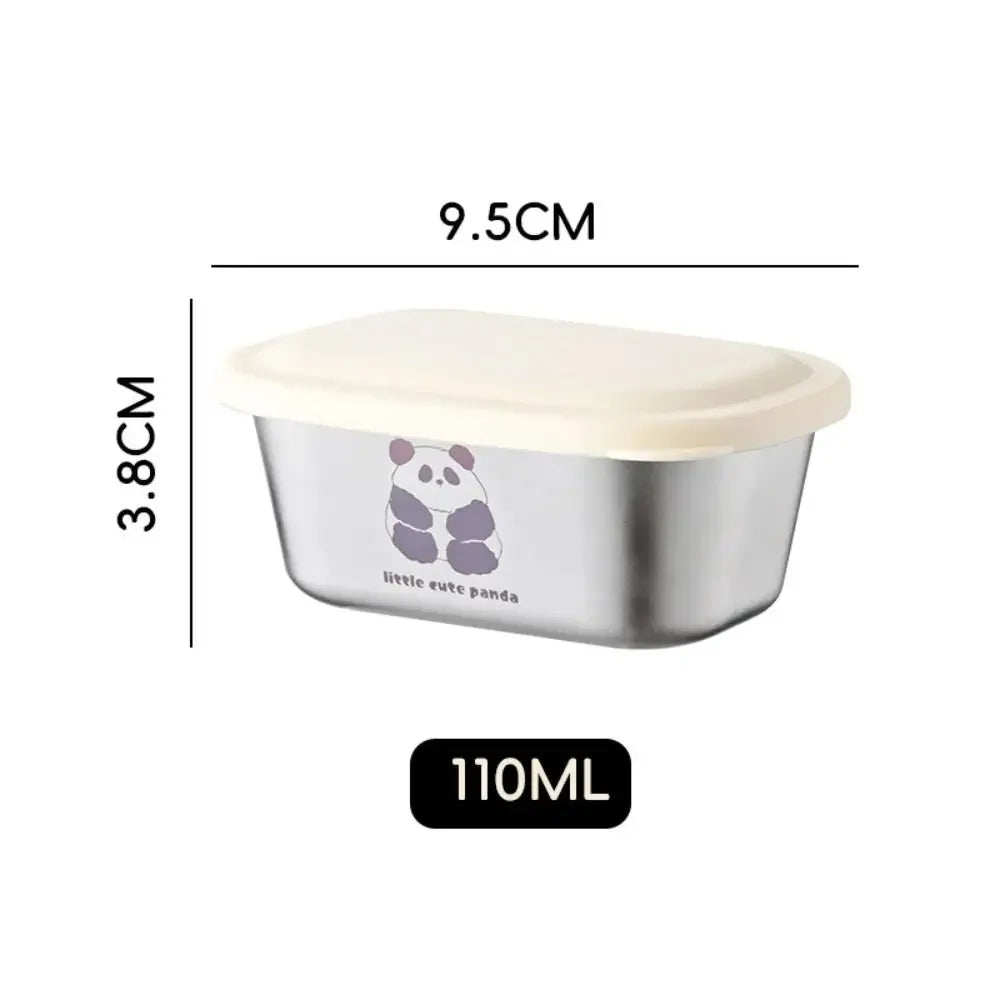 304 Stainless Steel Seasoning Box with Lid | Dipping Sauce Cup