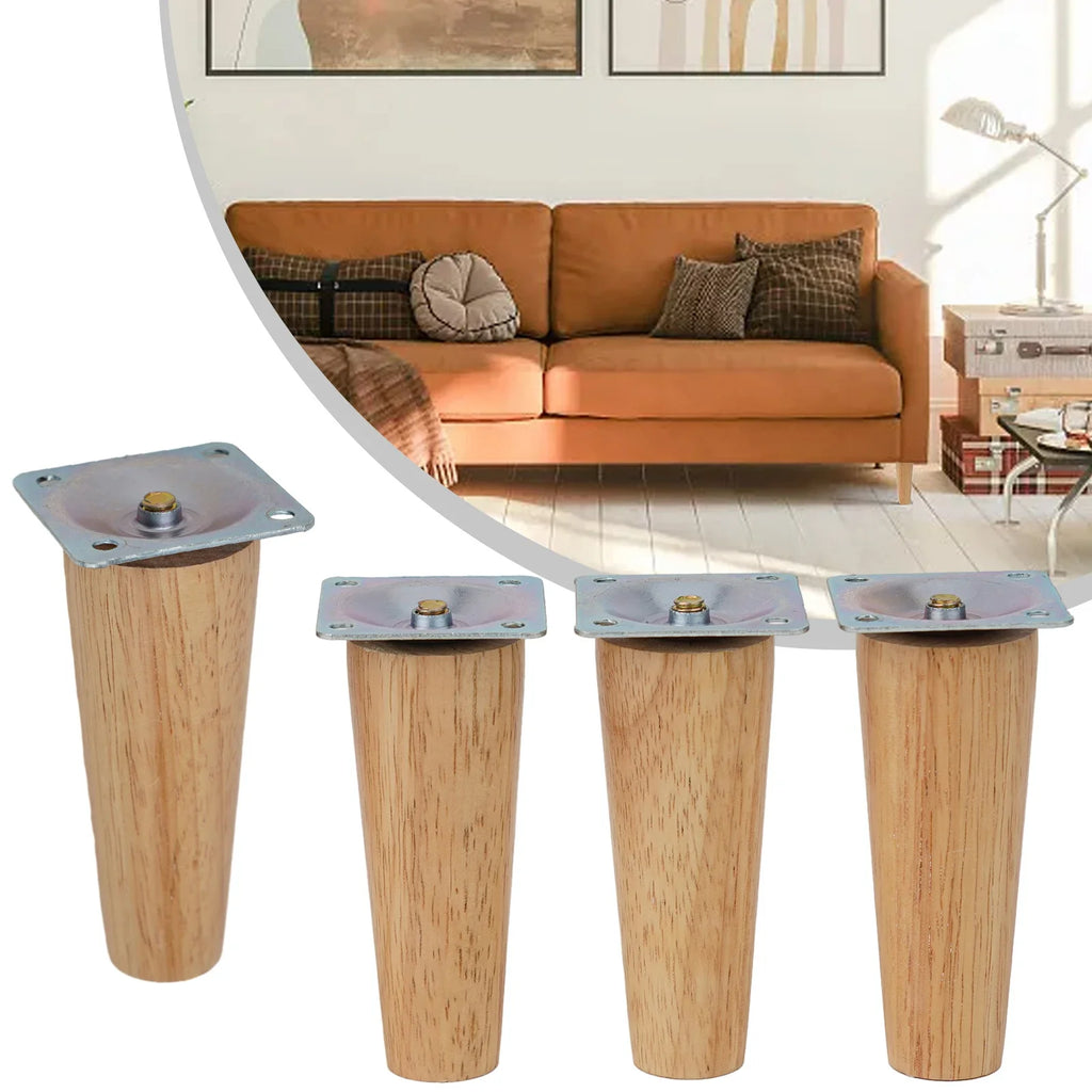 Sofa Leg Furniture Screw Solid Wood Wooden Table Cabinet Parts Home