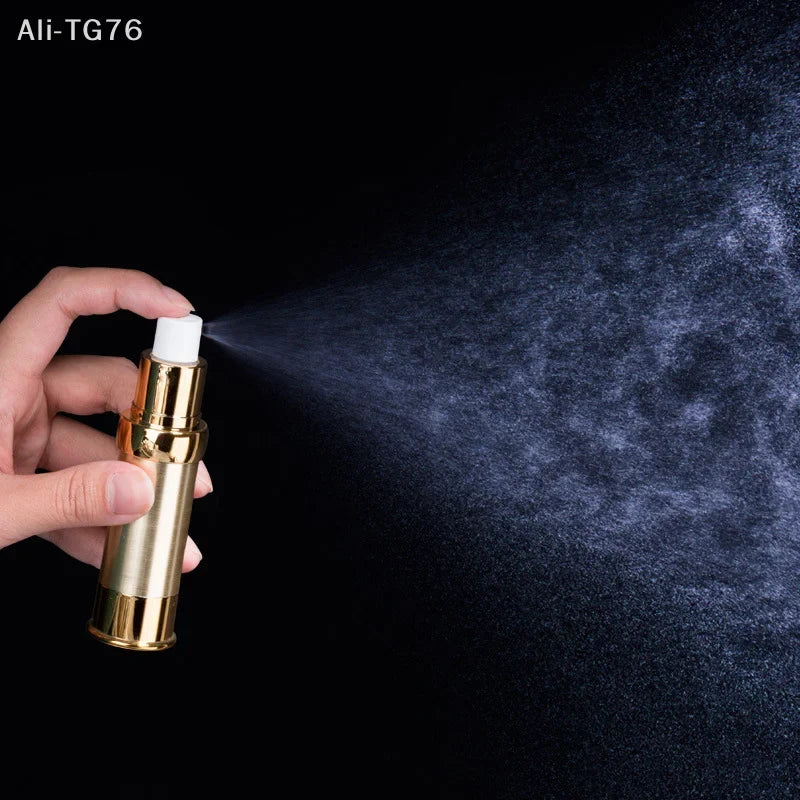 Refillable Airless Vacuum Pump Bottle 10ml 15ml 20ml | Gold Silver