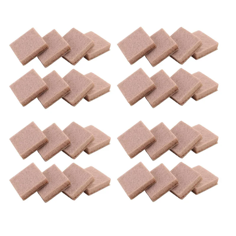 A36T-Felt Floor Furniture Protector Pads Chair Table Legs 96 Khaki