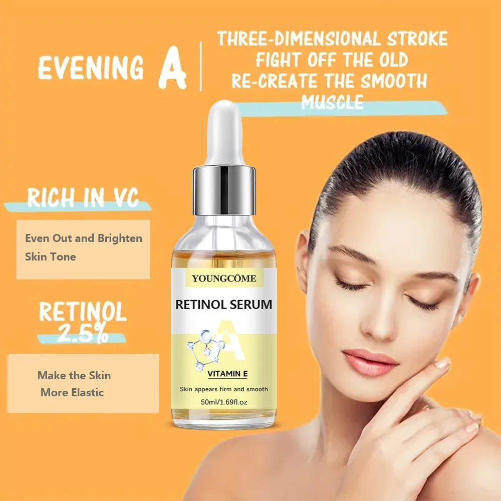 YOUNGCOME Vitamin C Serum Retinol Face Brightening Hydrating Anti