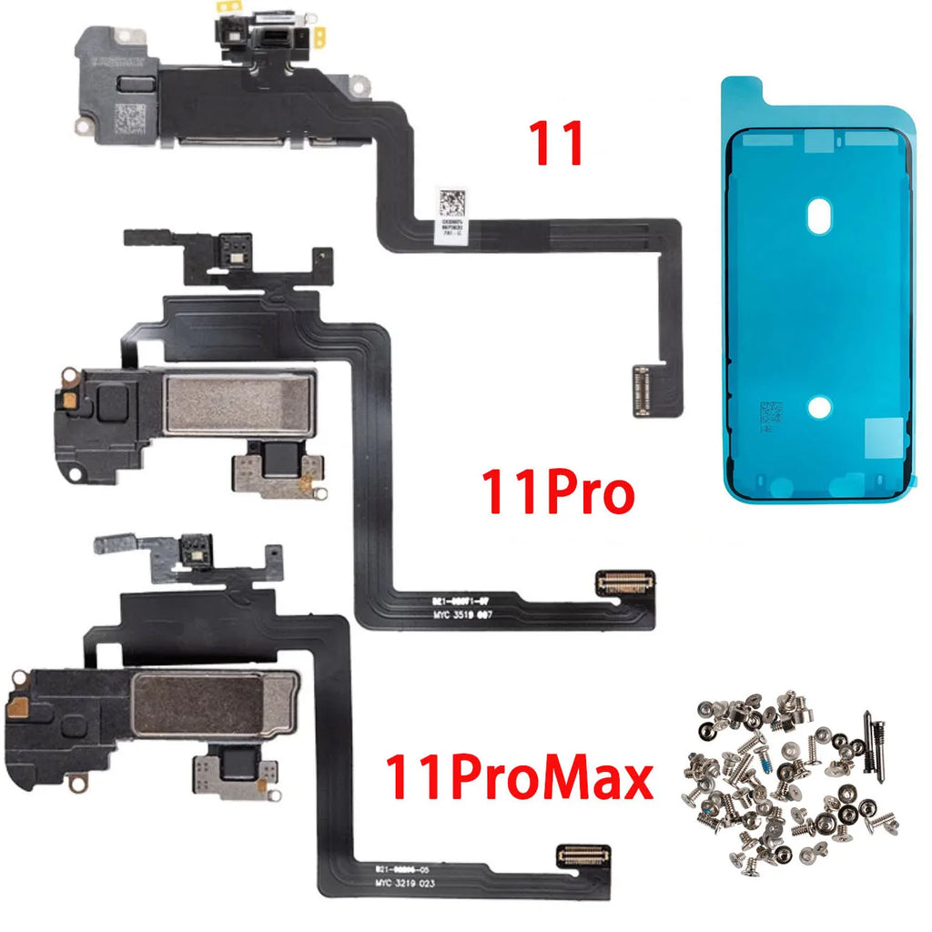 iPhone Earpiece Speaker Flex + Waterproof Sticker & Screws Kit