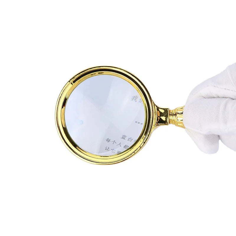 Gold Magnifying Glass Loupe – High Magnification & Keychain