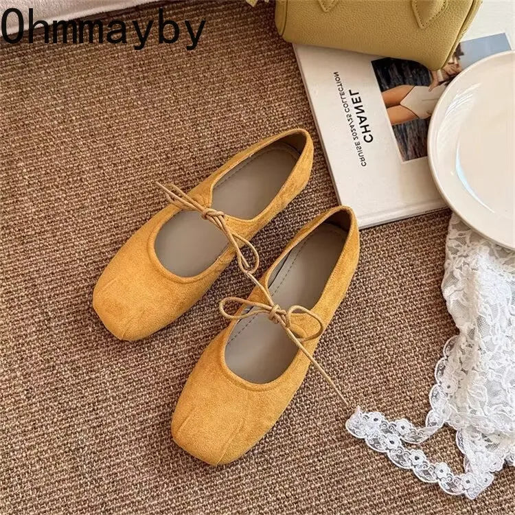 Women's Mary Jane Ballet Flats – Slip-On Dress Shoes