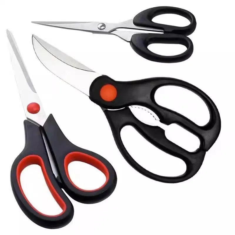 Stainless Steel Kitchen Scissors Set – 3-Piece Multipurpose
