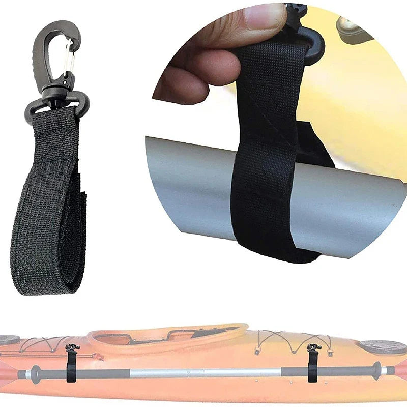 2-Pack Kayak Paddle Strap Clips for SUP, Canoe & Inflatable Boats