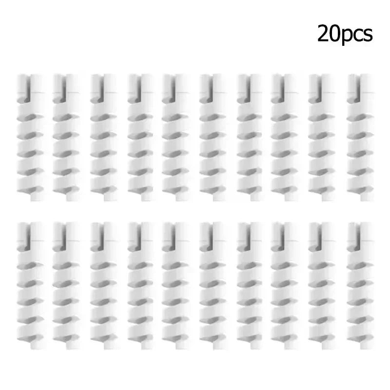 Silicone Cable Protectors Spiral Cord Savers 4–20 Pack