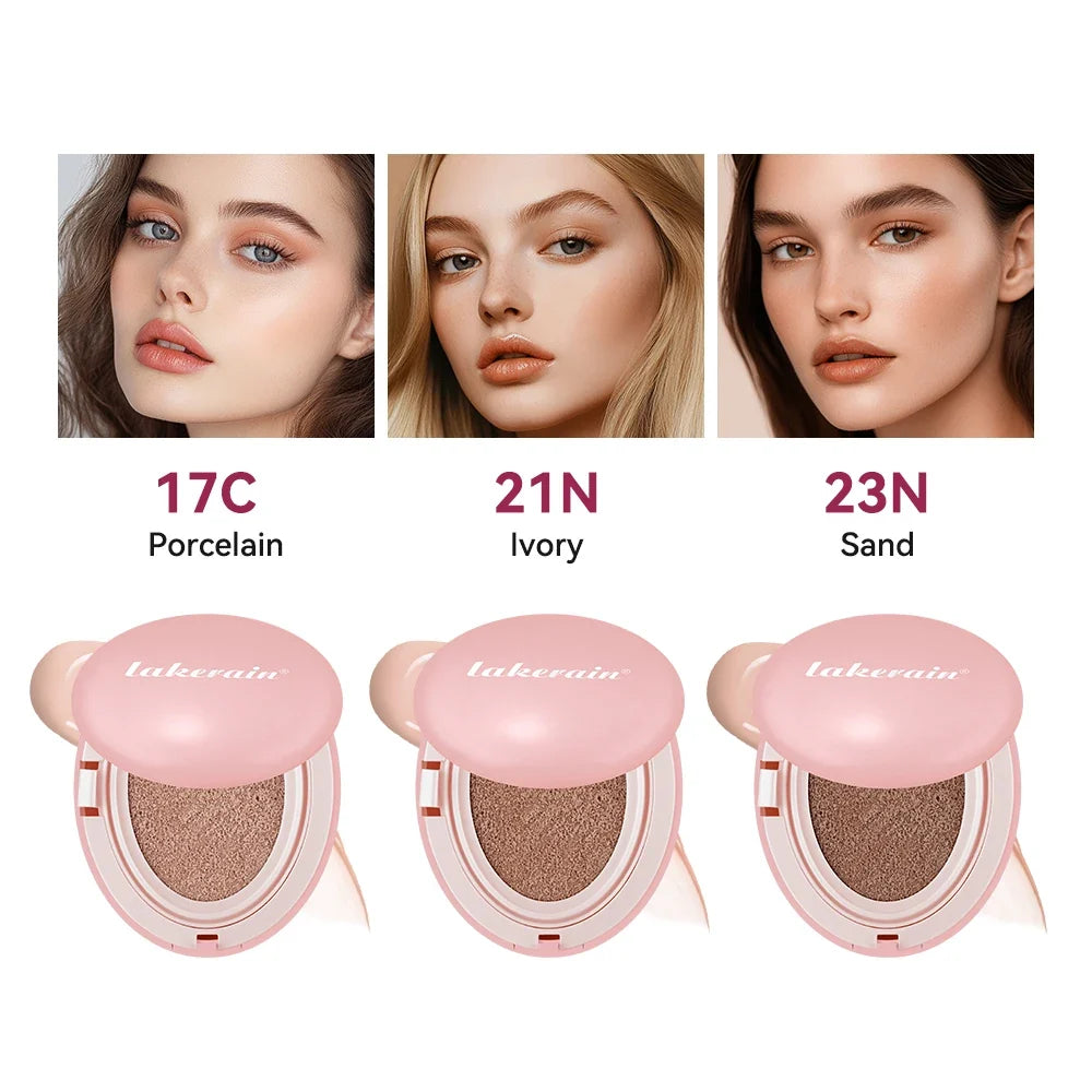 Lakerain Cushion Foundation – Waterproof, Brightening & 72Hr Wear