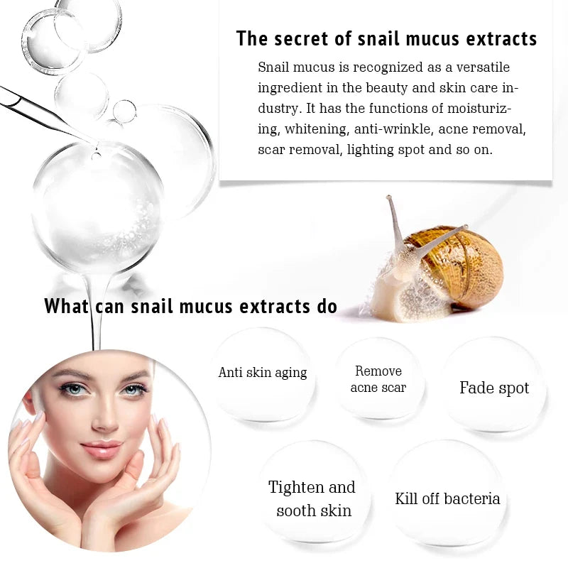 Snail Caviar Hyaluronic Acid Face Serum – Firming & Hydrating