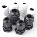 White Black Waterproof Nylon Plastic Cable Gland Connector IP68 PG7
