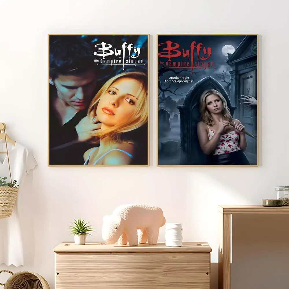 Buffy the Vampire Slayer HD Waterproof PVC Wall Sticker Poster