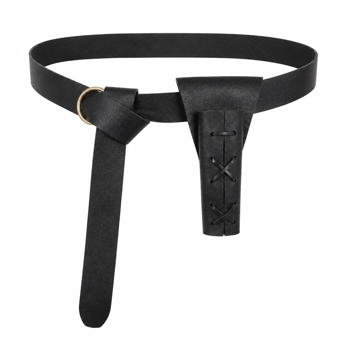 Medieval Leather Belt Sword Sheath Adjustable Waist LARP Cosplay
