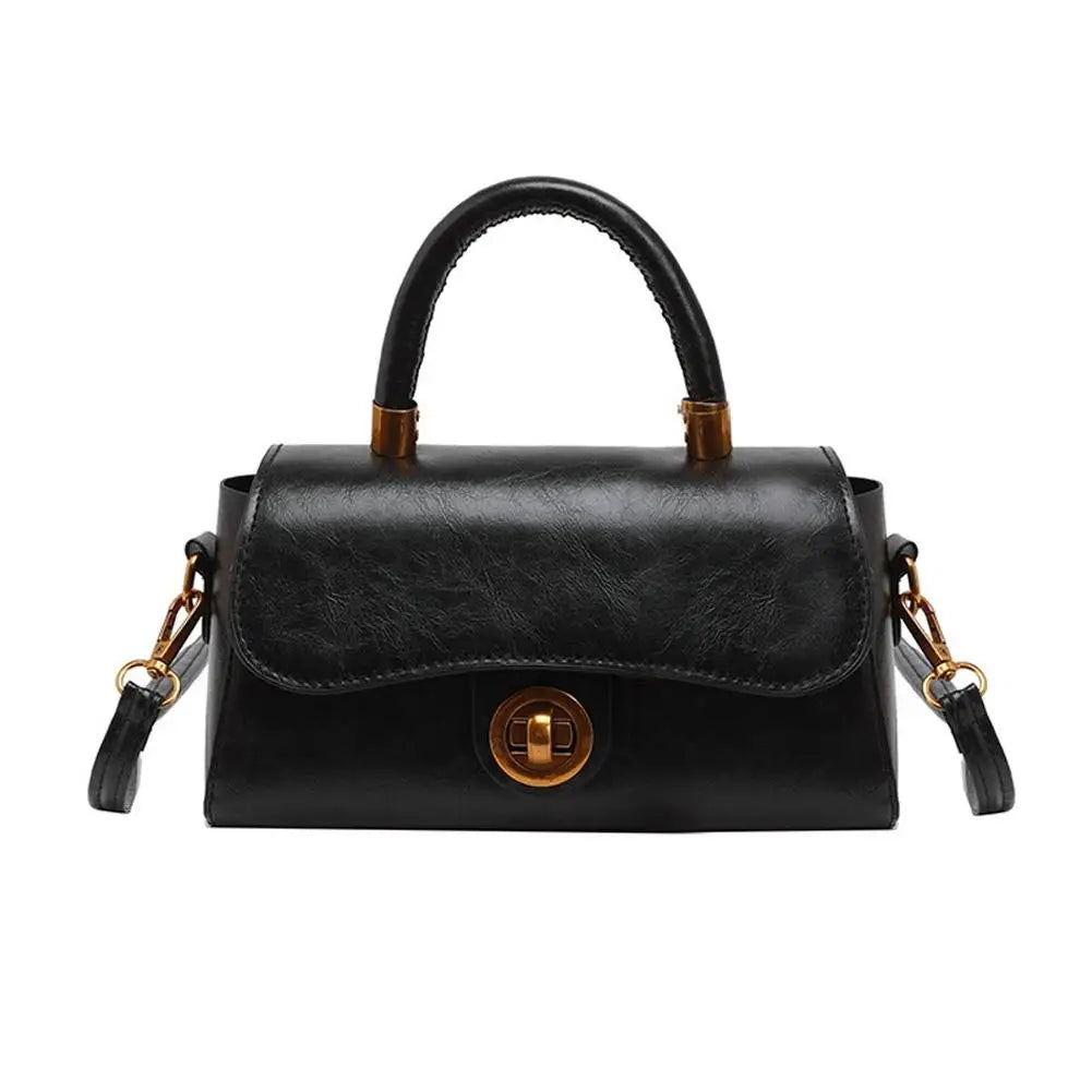 Women's PU Leather Slouchy Tote Shoulder & Crossbody Bag