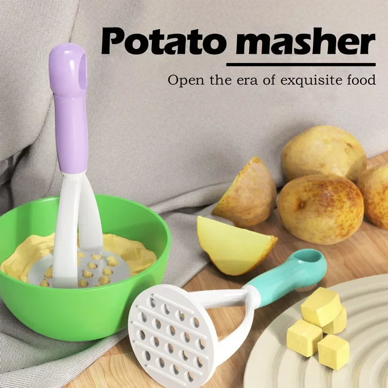 Manual Potato Masher & Ricer Press | Baby Food & Vegetable Tool