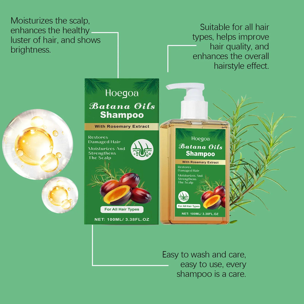 Batana & Rosemary Nourishing Shampoo – Gentle Scalp Care