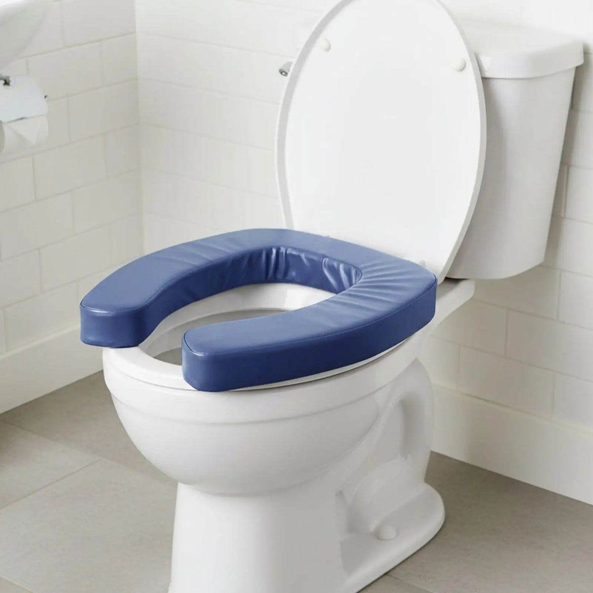 Raised Toilet Seat Cushion | Padded Waterproof U-Shape Riser