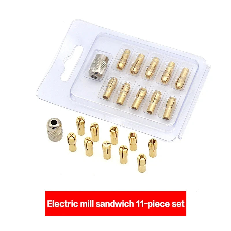 M8 M7 Nuts Drill Chucks Adapter Mini Chuck Micro Collet Brass Power