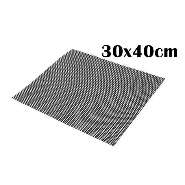 30x40Cm Non-stick Temperature Resistant BBQ Grid Pad Barbecue Mesh