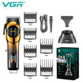 VGR V-166 Professional Rechargeable Hair Clipper Set | LCD Display