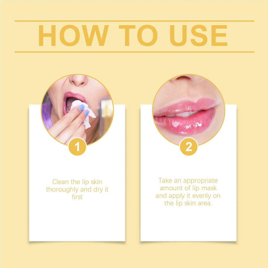 Propolis Lip Mask Fades Lines Anti-crack Protection Balm Moisturizes