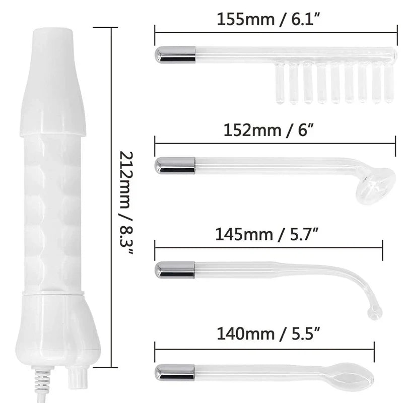 Portable High Frequency Skin Therapy Wand | Face Lift Device