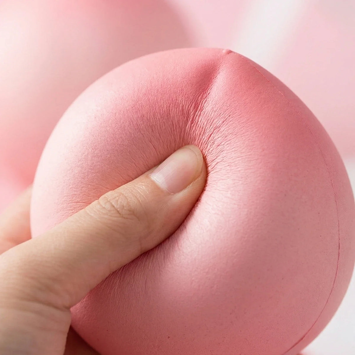 Peach Slow-Rise Squeeze Toy – Sensory Fidget Gift for Adults