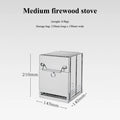 Portable Folding Wood Burning Camp Stove | Stainless Steel