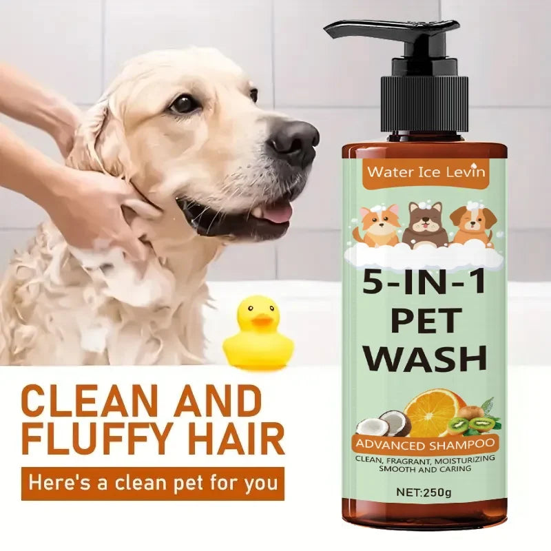 5-in-1 Coconut Pet Shampoo & Conditioner for Dogs & Cats
