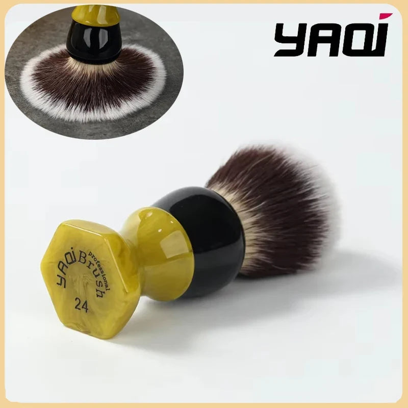 YAQI Ever-hopeful Cat's Whisker Synthetic Hair Mens Wet Shaving Brush