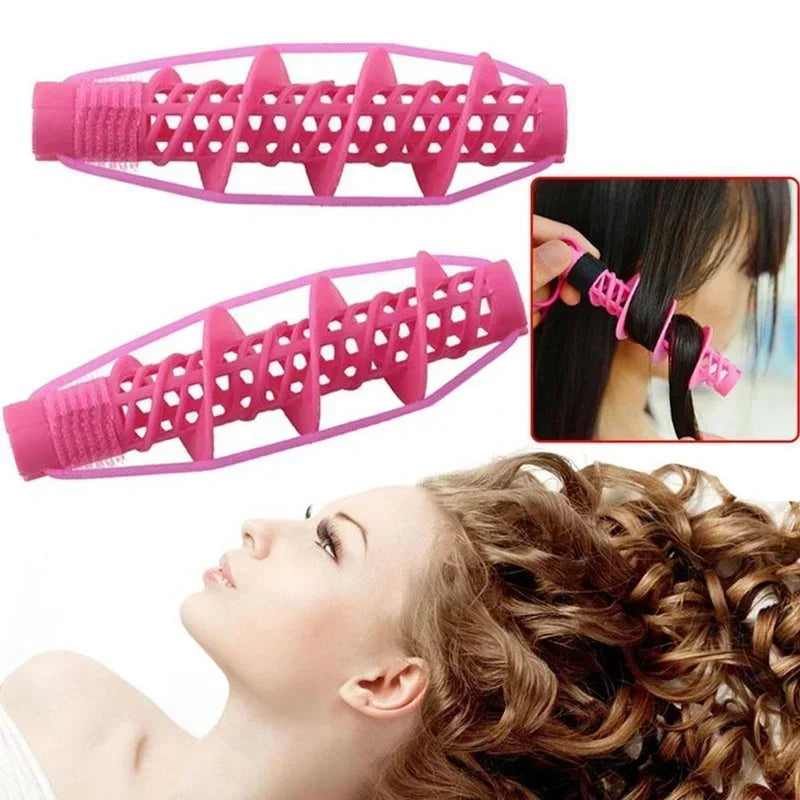 Magic Spiral Hair Rollers No Heat No Clip – 2pc Set