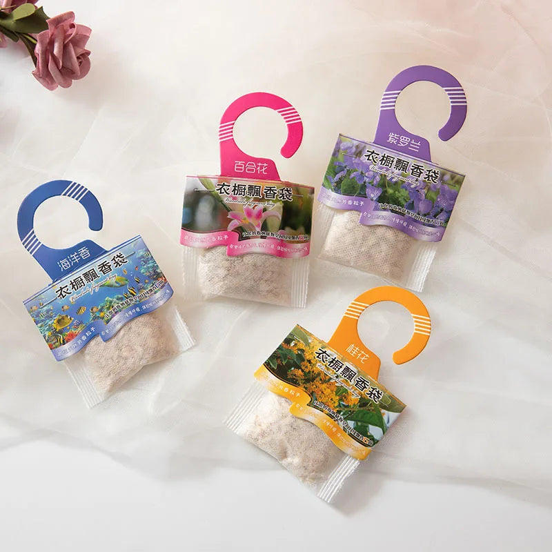 5packs Natural Air Fresheners Fragrant Hangable Deodorizing Paper