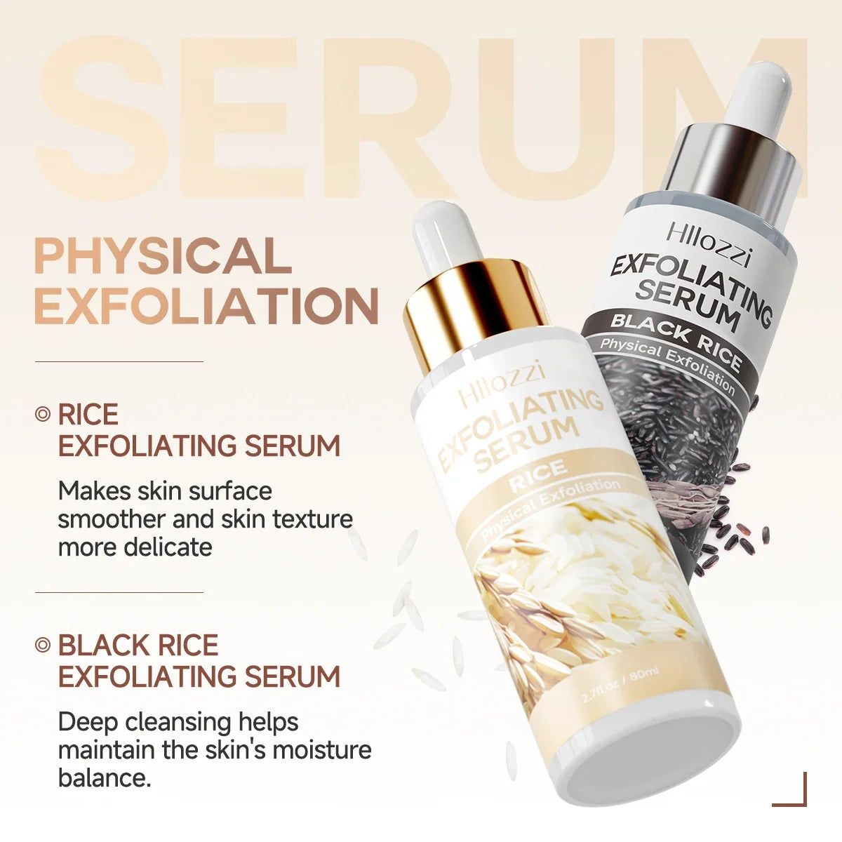 Rice & Black Rice Exfoliating Gel – Deep Cleanse & Moisturize