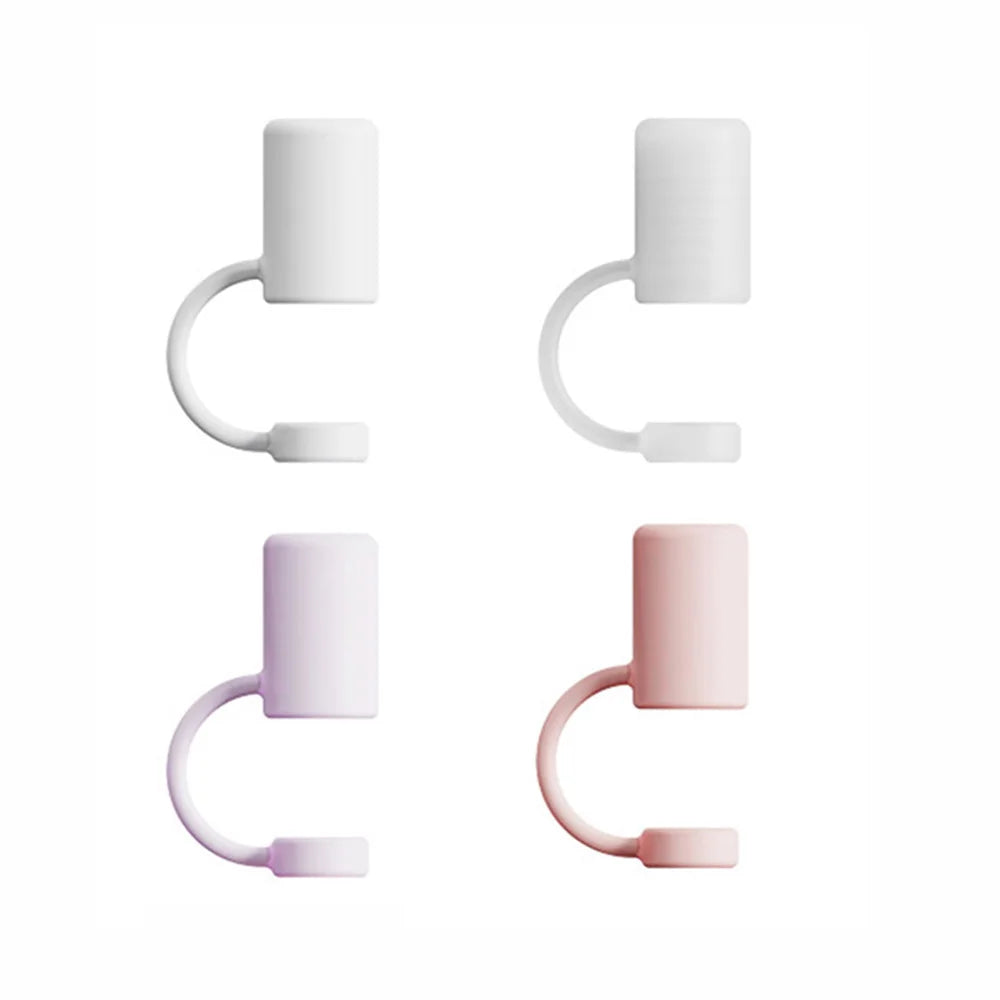Silicone Straw Cover Cap Reusable Leak-proof Stopper Stanley Cup Cups