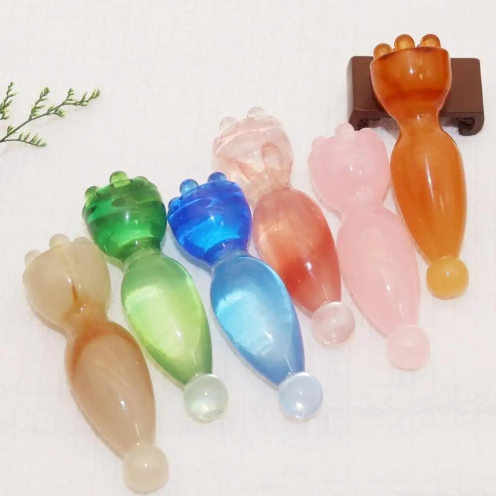 Lotus Seedpod Shape Resin Facial Gua Sha Tool Eye Relaxation Spot