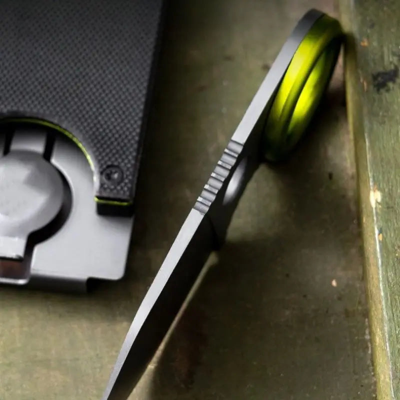 Mini EDC Pocket Knife – Stainless Steel Keychain Blade & Money Clip