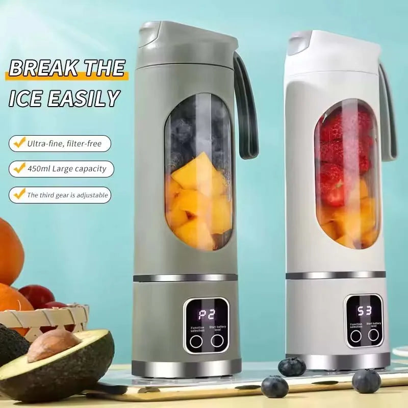 Portable Mini Blender USB Rechargeable Smoothie & Juice Maker