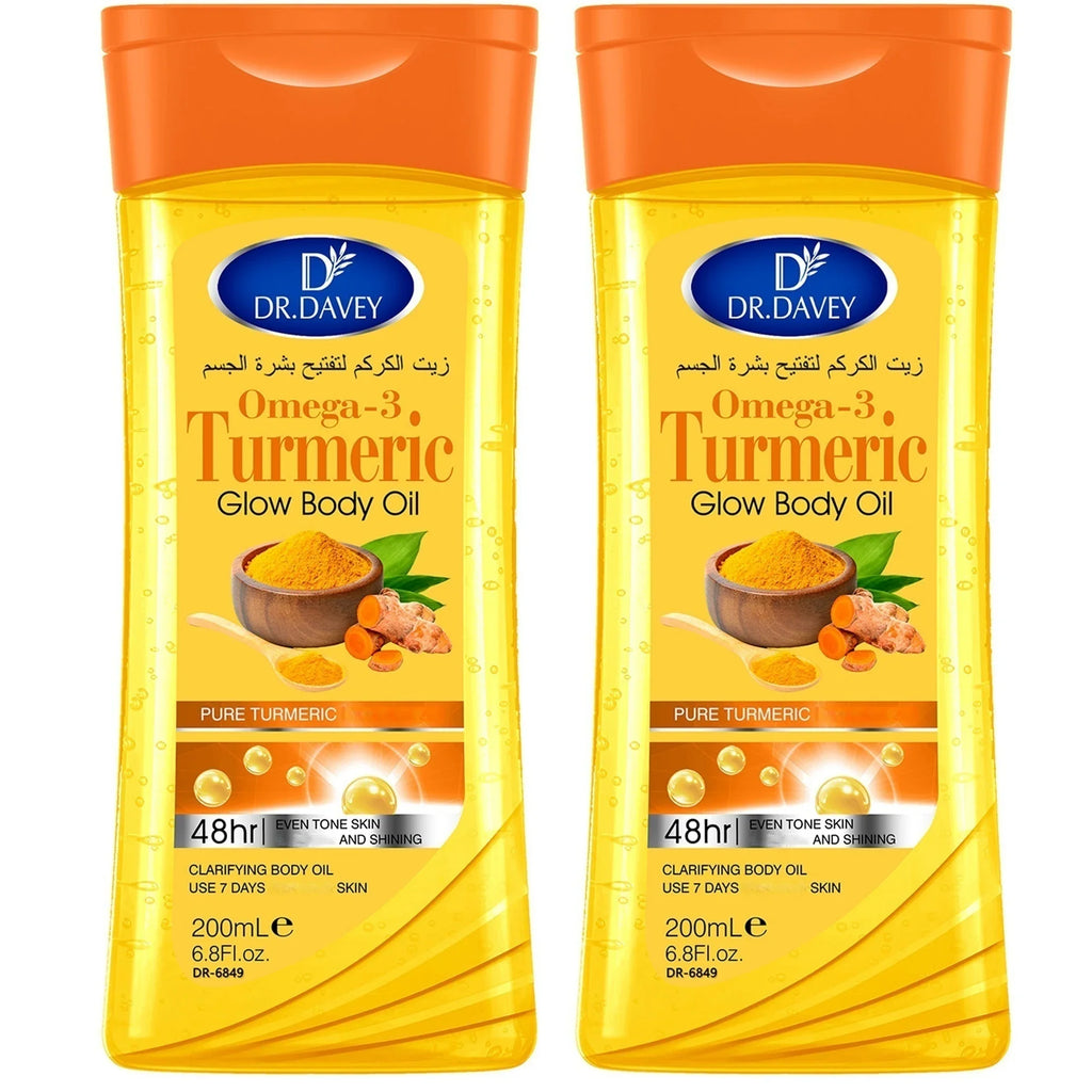 Turmeric Omega-3 Glow Body Oil Skin Care Moisturizing Hydrating